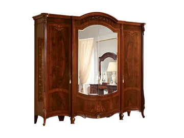 PRESTIGE - Mirrored wooden wardrobe by Barnini Oseo - view 2